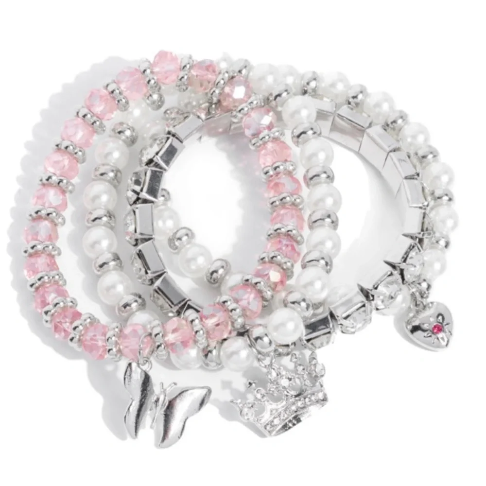 Feminine Charm - Pink Bracelet - Picture 2 of 2